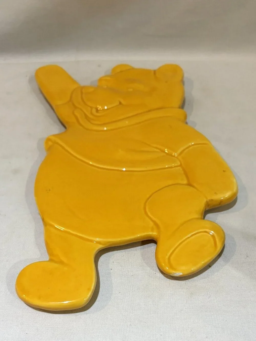 Treasure Craft Disney Winnie the Pooh Ceramic Pottery Trivet Hot Plate AS IS